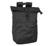 F.C. BARCELONA PREMIUM - Mochila con Solapa para Portátil de 15.6", Ideal para Diferentes Edades, Cómoda y Versátil, Calidad y Resistencia, 28x13x42 cm, Color Negro