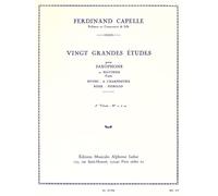 F. capelle: 20 grandes etudes vol.2 (oboe solo)