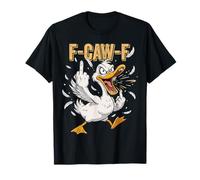 F Caw F Angry Duck Funny Bird Sarcástico Humor Diseño Camiseta