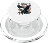 F Caw F Bald Eagle Bandera de Estados Unidos Libertad Patriótica Hombres Mujeres PopSockets PopGrip para MagSafe