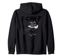 F-Caw-F Crow FCAWF Crow Funny Humor Japanese Art Sudadera con Capucha