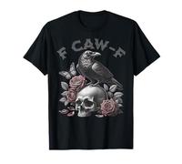 f-Caw-f Crow Humorous Graphic T For Men Women Camiseta