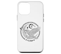 F Caw F Cuervo Cuervo Nórdico Vikingo Pájaro Divertido Malo Lenguaje Carcasa para iPhone 12 Mini
