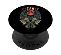 F Caw F Cuervo Cuervo Nórdico Vikingo Pájaro FCAWF Mal Lenguaje PopSockets PopGrip Adhesivo