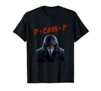 F-Caw-F Cuervo de Halloween Unisex Meme Bird Caw Gothic Camiseta