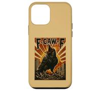 F-Caw-F Cuervo Divertido Cuervo Pájaro Negro Japonés Vintage Meme Carcasa para iPhone 12 Mini