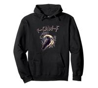 F-Caw-F Design-Raven, Moon & Black Humor Sudadera con Capucha