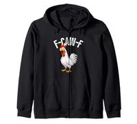 F-Caw-F Funny Chicken Hilarious Rooster Meme Graphic tee Sudadera con Capucha