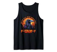 F-CAW-F Funny Inappropriate Adult Humor Rude Halloween Camiseta sin Mangas