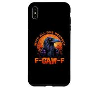 F-CAW-F Funny Inappropriate Adult Humor Rude Halloween Carcasa para iPhone XS Max