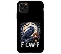 F-Caw-F Halloween Cuervo Luna Divertido FCAWF Espeluznante Vintage Carcasa para iPhone 11 Pro MAX