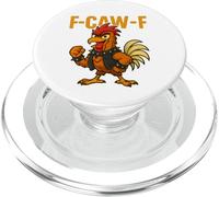 F-Caw-F - Meme del Gallo con Pollo PopSockets PopGrip para MagSafe