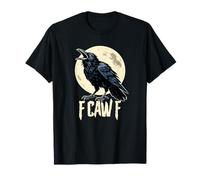 F Caw F Off Raven Cuervos Halloween Cawing Crow FCawF Corvid Camiseta