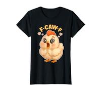 F-Caw-F Pollo Divertido FCAWF Cita Humor Memes de Gallo F-Caw-F Camiseta