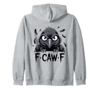 F-Caw-F Raven Moon Gothic Halloween, Amante de los pájaros Cuervos Negros Sudadera con Capucha
