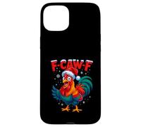 F Caw F Rooster Funny Christmas Chicken Adult Humor Sarcasm Carcasa para iPhone 15 Plus