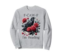 F Cawf Crow Book Lover Fuck Off Im Reading Smut Dark Romance Sudadera