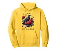 F Cawf Crow Book Lover Fuck Off Im Reading Smut Dark Romance Sudadera con Capucha