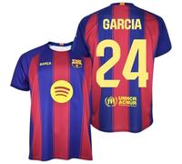 F.CBarcelona - Camiseta Joan Garcia 13 | Réplica Oficial Primera equipación | Colores azulgrana clásicos | Escudo y patrocinadores Tejido Transpirable (FR/ES, Letras, XL, Regular, Regular)