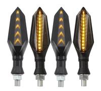 F Compatible con Para MT07 Para MT09 Para Tracer Para TRACER 700 900GT ABS Para TRICITY 125 Luces intermitentes de señal de giro para motocicleta(Yellow,4piece)