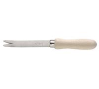 F.Dick 60042000 - Cuchillo para desbarbar (hoja: 11 cm, curvada, mango de madera; ancho: 1,6 cm)