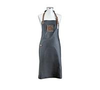 F.DICK 9166800-XL-01 - Delantal de piel (tamaño XL), color negro