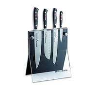 F. DICK Premier Plus 88040110 - Bloque de cuchillos con cuchillo, cuchillo de cocina, cuchillo de pan, cuchillo de oficina, acero X50CrMoV15, 56° HRC