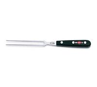 F. DICK Tenedor para salchichas, tenedor de carne, tenedor de 15 cm hasta el mango, inoxidable, impermeable, higiénico, ideal para el mostrador, asado, carne, pescado, I 91017152, acero cromado, color