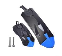 F-ender trasero de bicicleta para ruedas de 12 a 18 pulgadas, guardabarros grueso extra ancho con fácil instalación, protector de plástico reforzado para bicicletas de equilibrio, patrón de rayas