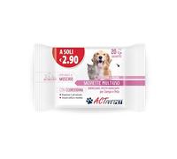 F & F Active Pet - Toallitas Multiusos con clorhexidina, 20 toallitas | Para la limpieza y limpieza del pelo de perros y gatos, perfumadas con almizcle
