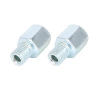 F FIERCE CYCLE 2Pcs 10mm a 10mm Motocicleta Retrovisor Espejo Adaptador Perno Tornillo