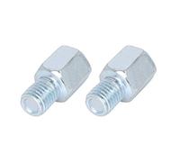 F FIERCE CYCLE 2Pcs 8mm LH a 10mm LH Retrovisor Espejos Adaptador para Motocicleta