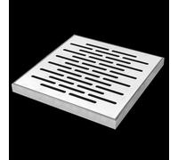 F-Fit - Cubierta cuadrada para desagüe de alcantarillado invisible para patio, placa de acceso pesado para jardines y patios