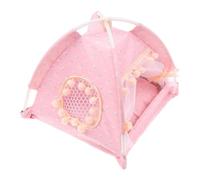 F Fityle 1:12 Dollhouse en miniatura Castle Tent Mini Kids juega la tienda de campaña decorativa de accesorios de accesorios de accesorios para la escena de la