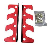 F Fityle 1 par de Soportes de Pared para Barras, Colgantes, fáciles de Instalar, Profesionales, Resistentes para Gimnasio en casa, Soportes para Barras, Rojo