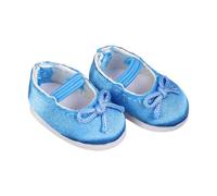 F Fityle 1 par de Zapatos de muñeca 1/12, Accesorios de Moda para Fotos, Accesorios de Vestir, Juguetes de Fiesta Hechos a Mano, Zapatos de Ballet para muñeca, Azul