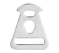 F Fityle 10 ajustadores de Anillo Triangular, Ganchos de Ajuste Antideslizantes, herrajes de 3 Orificios, Hebilla de Cuerno para Acampada y Senderismo.