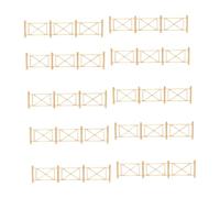 F Fityle 10 Decoraciones en Miniatura para Vallas a Escala 1:50, Hechas de Madera; Accesorios para Maquetas de Trenes, Arquitectura, Ferrocarriles en Miniatura, Estilo B