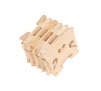 F Fityle 10 puentes de violín de madera de tamaño completo 4/4, accesorios para un sonido más nítido, piezas de repuesto resistentes hechas a mano para