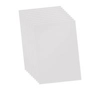 F Fityle 10 Uds hojas de PVC multiusos tamaño A4 rígido 0,3mm de espesor película Flexible plantilla para manualidades hoja de arte para proyectos de, Claro