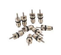 F Fityle 10x Accesorio de Núcleo de Válvula de Aire Acondicionado para Automóvil Kit de Válvula de Actualización de A/C Piezas de Reparación Accesorios, Negro