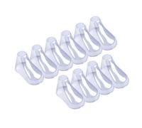 F Fityle 10x camilla transparente para zapatos de bebé, vitrina profesional, portátil, duradera, práctica, soporte para botas, pantalla moldeadora para, 12CM