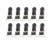 F Fityle 10x Clips de sujeción Ajustables para Liguero, empuñaduras de corsé para Hombres, Rodilleras, Medias