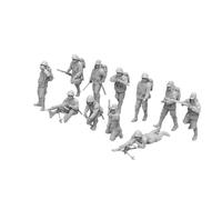 F Fityle 11 Figuras en Miniatura, Figuras de Diorama, proyectos de Bricolaje sin Pintar, de en Miniatura, minimodelos para Juegos de Mesa de Hobby, 5cm