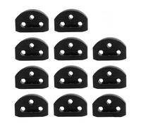 F Fityle 12 piezas de bridas para cuerdas de guitarra, cuentas para puente, sujetadores de cuerdas, cuentas para guitarra clásica para, Negro