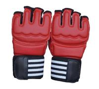F Fityle 2 Guantes de Entrenamiento Ligeros de Medio, portátiles, de Color Rojo, para Adultos, Hombres y Mujeres, para Entrenamiento de Lucha y Sparring, XL