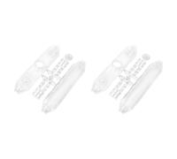 F Fityle 2 Piezas Caja de Conexiones Eléctricas Subterránea Impermeable para Cables Tapa Transparente IP68 Resistente a La Presión Fabricada en PP Adecuada Par, M1