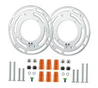 F Fityle 2 piezas de soporte de montaje para lámpara de techo con tornillo, placa de barra transversal para luz cercana al techo, lámpara colgante