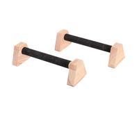 F Fityle 2 Soportes para Barras de Flexiones para Hombres, Entrenamiento de Fuerza de Parte Superior del Cuerpo, tablones de Madera, Bloques para Hacer, 30 Centimetros
