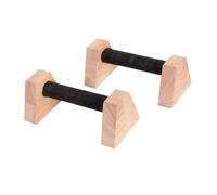 F Fityle 2 Soportes para Barras de Flexiones para Hombres, Entrenamiento de Fuerza de Parte Superior del Cuerpo, tablones de Madera, Bloques para Hacer, 20 CentÍmetros